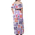 Hawaii Tapa Tribal Family Matching Off Shoulder Maxi Dress and Hawaiian Shirt With Hawaiian Quilt Pattern Violet LT9 - Polynesian Pride