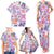 Hawaii Tapa Tribal Family Matching Tank Maxi Dress and Hawaiian Shirt With Hawaiian Quilt Pattern Violet LT9 - Polynesian Pride