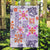 Hawaii Tapa Tribal Garden Flag With Hawaiian Quilt Pattern Violet LT9 Garden Flag Violet - Polynesian Pride