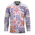 Hawaii Tapa Tribal Hockey Jersey With Hawaiian Quilt Pattern Violet - Polynesian Pride