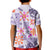 Hawaii Tapa Tribal Kid Polo Shirt With Hawaiian Quilt Pattern Violet LT9 Kid Violet - Polynesian Pride