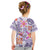 Hawaii Tapa Tribal Kid T Shirt With Hawaiian Quilt Pattern Violet LT9 - Polynesian Pride