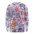 Hawaii Tapa Tribal Long Sleeve Shirt With Hawaiian Quilt Pattern Violet LT9 Unisex Violet - Polynesian Pride