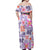 Hawaii Tapa Tribal Off Shoulder Maxi Dress With Hawaiian Quilt Pattern Violet LT9 - Polynesian Pride