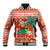 Hawaii Mele Kalikimaka Baseball Jacket Surfing Santa Funny Christmas