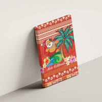 Hawaii Mele Kalikimaka Canvas Wall Art Surfing Santa Funny Christmas LT9 - Polynesian Pride