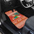 Hawaii Mele Kalikimaka Car Mats Surfing Santa Funny Christmas