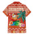 Hawaii Mele Kalikimaka Family Matching Mermaid Dress and Hawaiian Shirt Surfing Santa Funny Christmas