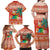 Hawaii Mele Kalikimaka Family Matching Off Shoulder Maxi Dress and Hawaiian Shirt Surfing Santa Funny Christmas