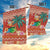 Hawaii Mele Kalikimaka Garden Flag Surfing Santa Funny Christmas