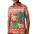 Hawaii Mele Kalikimaka Kid Polo Shirt Surfing Santa Funny Christmas