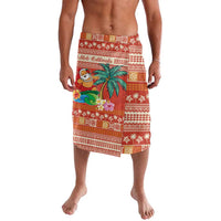 Hawaii Mele Kalikimaka Lavalava Surfing Santa Funny Christmas LT9 Red - Polynesian Pride