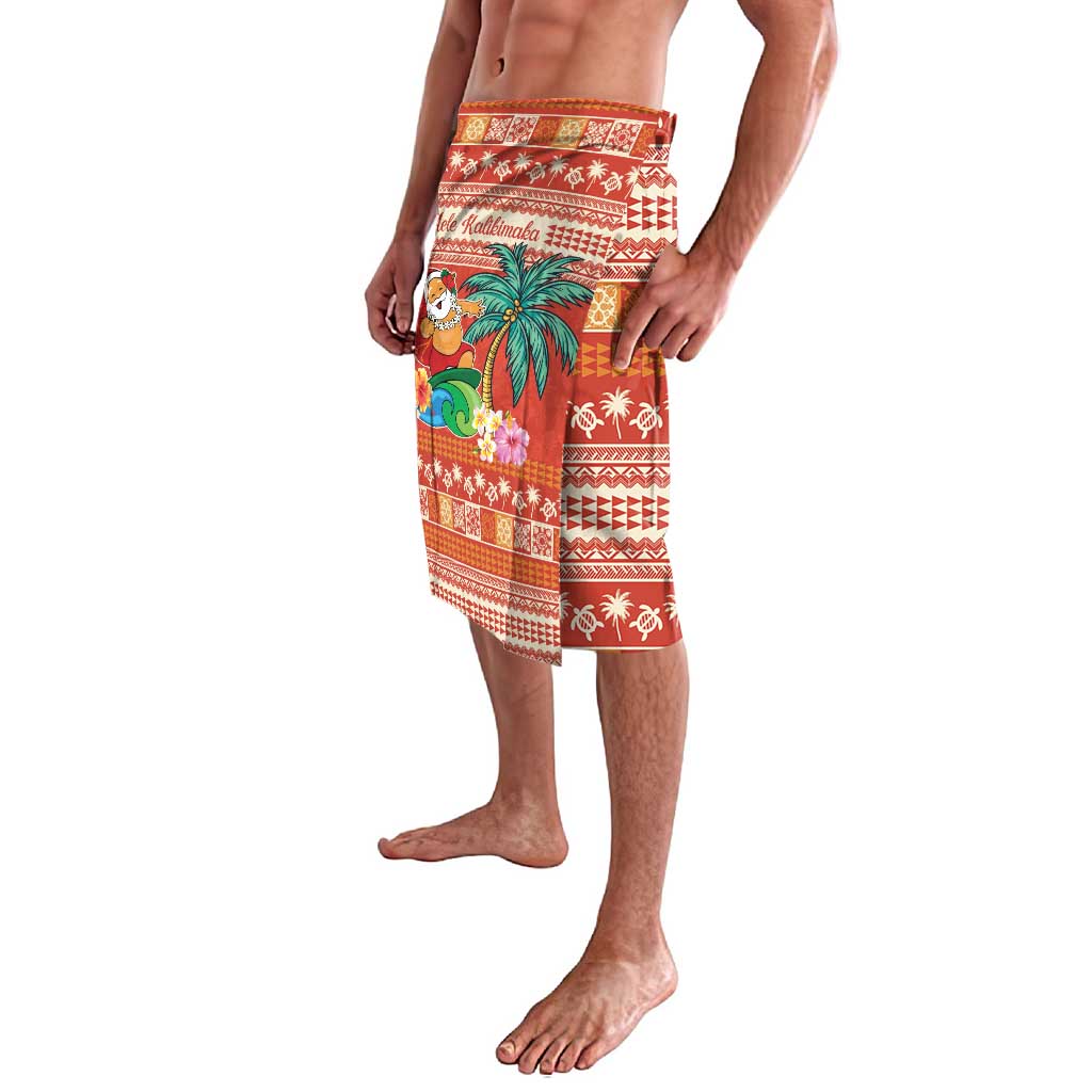 Hawaii Mele Kalikimaka Lavalava Surfing Santa Funny Christmas LT9 - Polynesian Pride