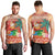 Hawaii Mele Kalikimaka Men Tank Top Surfing Santa Funny Christmas