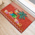 Hawaii Mele Kalikimaka Rubber Doormat Surfing Santa Funny Christmas
