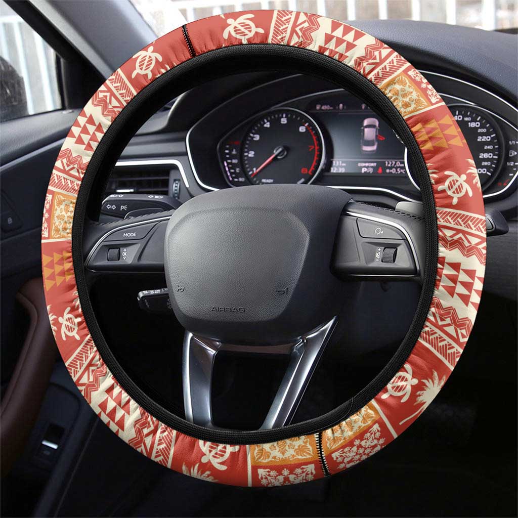 Hawaii Mele Kalikimaka Steering Wheel Cover Surfing Santa Funny Christmas LT9 - Polynesian Pride