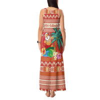 Hawaii Mele Kalikimaka Tank Maxi Dress Surfing Santa Funny Christmas LT9 - Polynesian Pride