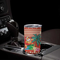 Hawaii Mele Kalikimaka Tumbler Cup Surfing Santa Funny Christmas LT9 - Polynesian Pride