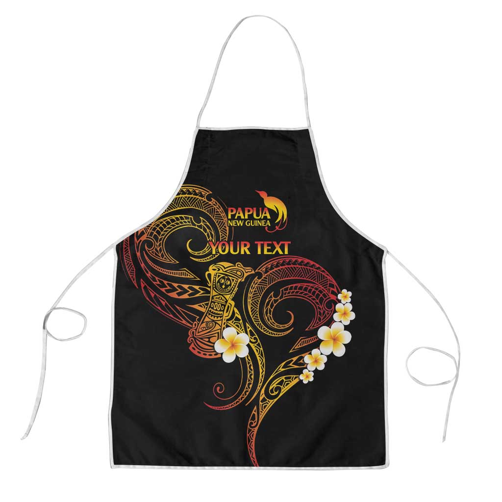Personalised Papua New Guinea Sepik Apron Plumeria Floral Tribal Pattern - Polynesian Pride