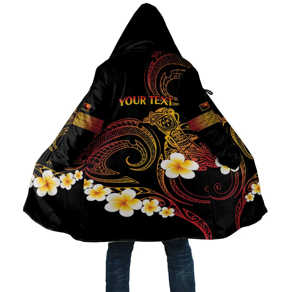 Personalised Papua New Guinea Sepik Cloak Plumeria Floral Tribal Pattern - Polynesian Pride