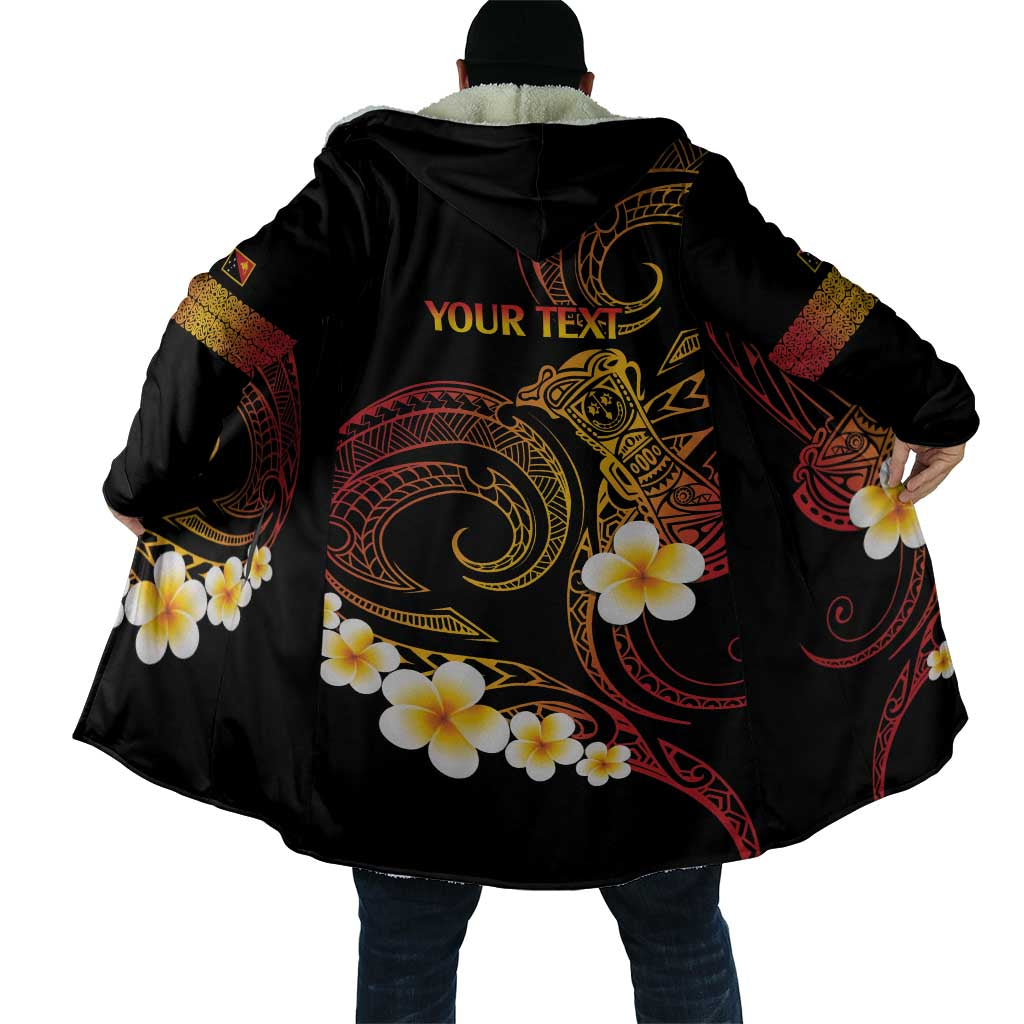 Personalised Papua New Guinea Sepik Cloak Plumeria Floral Tribal Pattern - Polynesian Pride