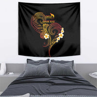 Personalised Papua New Guinea Sepik Tapestry Plumeria Floral Tribal Pattern - Polynesian Pride