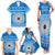 Personalised Fiji Marau Na Kerisimasi Family Matching Tank Maxi Dress and Hawaiian Shirt Merry Christmas Tapa Pattern Blue Style LT9 - Polynesian Pride