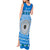 Personalised Fiji Marau Na Kerisimasi Tank Maxi Dress Merry Christmas Tapa Pattern Blue Style LT9 - Polynesian Pride