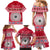 Personalised Fiji Marau Na Kerisimasi Family Matching Mermaid Dress and Hawaiian Shirt Merry Christmas Tapa Pattern Red Style LT9 - Polynesian Pride