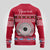 Personalised Fiji Marau Na Kerisimasi Ugly Christmas Sweater Merry Christmas Tapa Pattern Red Style LT9 - Polynesian Pride