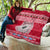 Personalised Fiji Marau Na Kerisimasi Quilt Merry Christmas Tapa Pattern Red Style LT9 - Polynesian Pride