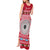 Personalised Fiji Marau Na Kerisimasi Tank Maxi Dress Merry Christmas Tapa Pattern Red Style LT9 - Polynesian Pride