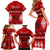 Personalised Tonga Kilisimasi Fiefia Family Matching Short Sleeve Bodycon Dress and Hawaiian Shirt Merry Christmas with Turtle Ngatu Pattern LT9 - Polynesian Pride