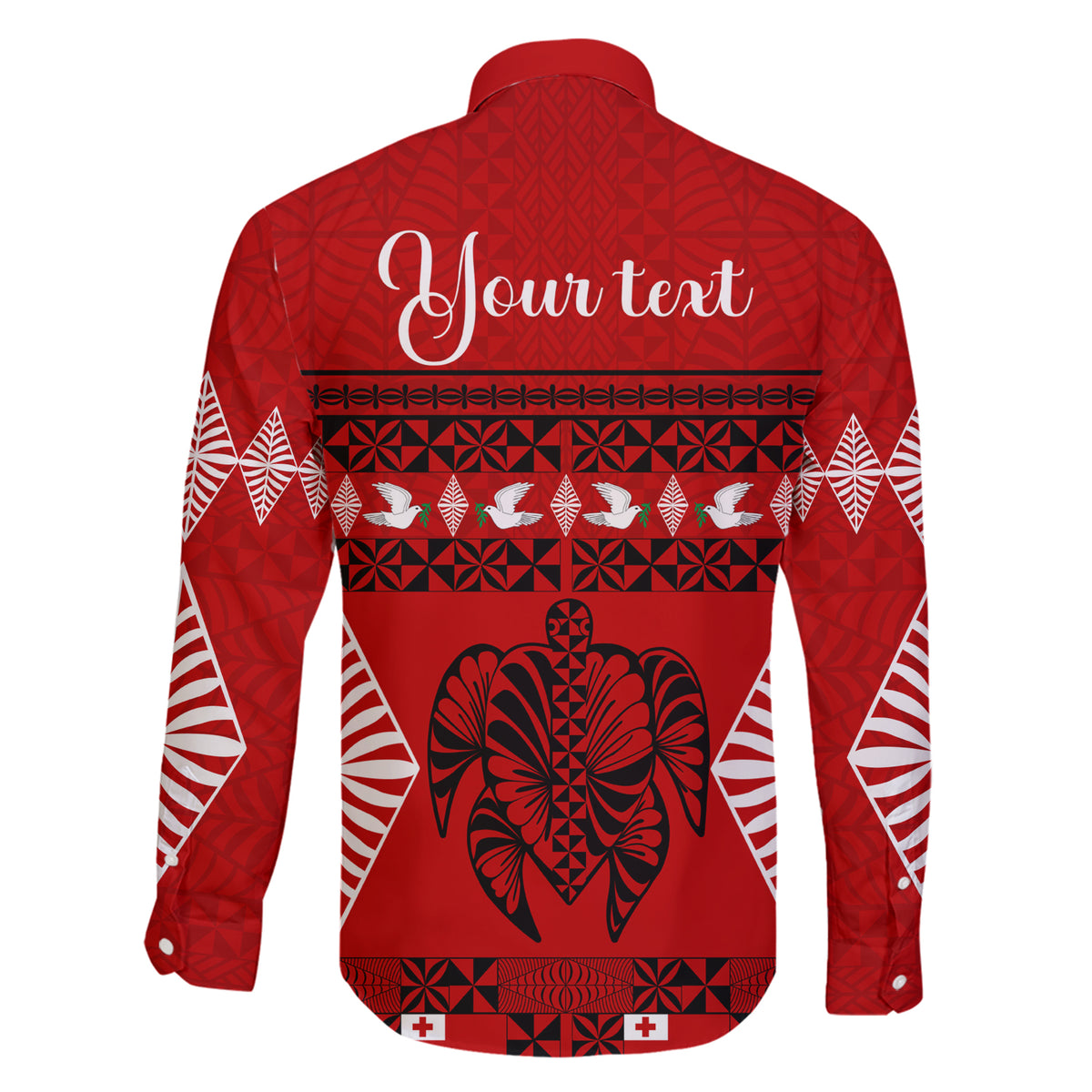 Personalised Tonga Kilisimasi Fiefia Family Matching Short Sleeve Bodycon Dress and Hawaiian Shirt Merry Christmas with Turtle Ngatu Pattern LT9 - Polynesian Pride