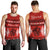 Personalised Tonga Kilisimasi Fiefia Men Tank Top Merry Christmas with Turtle Ngatu Pattern LT9 - Polynesian Pride