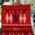 Personalised Tonga Kilisimasi Fiefia Quilt Merry Christmas with Turtle Ngatu Pattern LT9 Red - Polynesian Pride