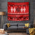 Personalised Tonga Kilisimasi Fiefia Tapestry Merry Christmas with Turtle Ngatu Pattern LT9 Red - Polynesian Pride