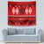 Personalised Tonga Kilisimasi Fiefia Tapestry Merry Christmas with Turtle Ngatu Pattern LT9 - Polynesian Pride