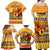 PNG Hamamas Krismas Family Matching Off Shoulder Maxi Dress and Hawaiian Shirt Papua New Guinea Bird Of Paradise Merry Christmas Gold Style LT9 - Polynesian Pride