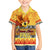 PNG Hamamas Krismas Family Matching Off Shoulder Short Dress and Hawaiian Shirt Papua New Guinea Bird Of Paradise Merry Christmas Gold Style LT9 Son's Shirt Gold - Polynesian Pride