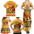 PNG Hamamas Krismas Family Matching Summer Maxi Dress and Hawaiian Shirt Papua New Guinea Bird Of Paradise Merry Christmas Gold Style LT9 - Polynesian Pride