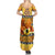 PNG Hamamas Krismas Family Matching Summer Maxi Dress and Hawaiian Shirt Papua New Guinea Bird Of Paradise Merry Christmas Gold Style LT9 - Polynesian Pride