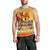 PNG Hamamas Krismas Men Tank Top Papua New Guinea Bird Of Paradise Merry Christmas Gold Style LT9 - Polynesian Pride