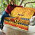 Personalised PNG Hamamas Krismas Quilt Papua New Guinea Bird Of Paradise Merry Christmas Gold Style LT9 - Polynesian Pride