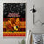 PNG Hamamas Krismas Canvas Wall Art Papua New Guinea Bird Of Paradise Merry Christmas Black Style LT9 - Polynesian Pride