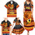 PNG Hamamas Krismas Family Matching Summer Maxi Dress and Hawaiian Shirt Papua New Guinea Bird Of Paradise Merry Christmas Black Style LT9 - Polynesian Pride