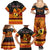 Personalised PNG Hamamas Krismas Family Matching Summer Maxi Dress and Hawaiian Shirt Papua New Guinea Bird Of Paradise Merry Christmas Black Style LT9 - Polynesian Pride