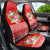 Personalised Hawaii Mele Kalikimaka Car Seat Cover Santa Beach Merry Christmas LT9 - Polynesian Pride