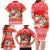 Personalised Hawaii Mele Kalikimaka Family Matching Long Sleeve Bodycon Dress and Hawaiian Shirt Santa Beach Merry Christmas LT9 - Polynesian Pride