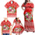 Personalised Hawaii Mele Kalikimaka Family Matching Off Shoulder Maxi Dress and Hawaiian Shirt Santa Beach Merry Christmas LT9 - Polynesian Pride